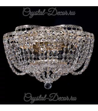 Люстра хрустальная Ромашка 013 на 3 лампы
